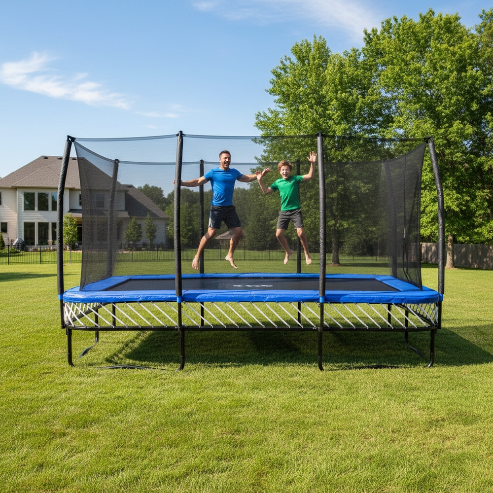 img of The Best High-Weight Capacity Trampolines for Big Families and Adults