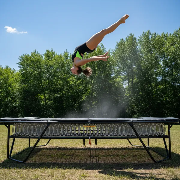 img of The Gymnast's Backyard: High-Performance Trampolines for Extreme Tricks