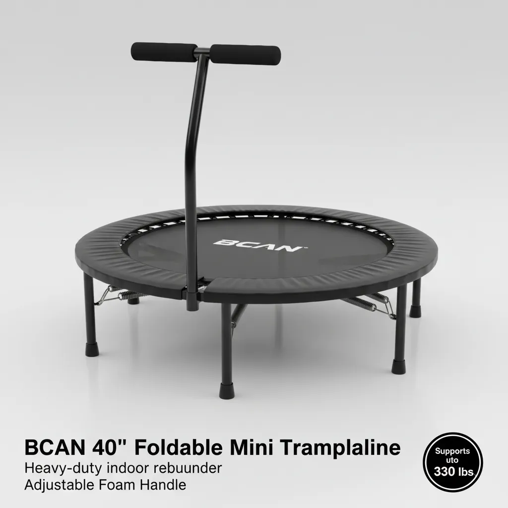 BCAN 40" Foldable Mini Trampoline