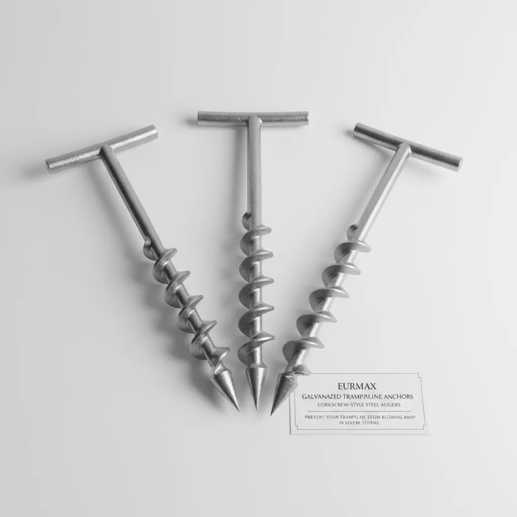 Eurmax Galvanized Trampoline Anchors