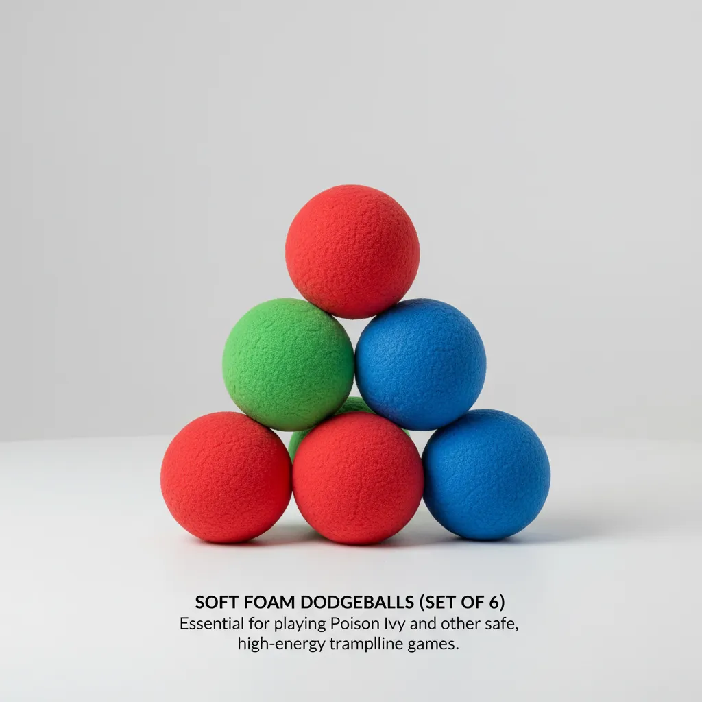 Soft Foam Dodgeballs (Set of 6)