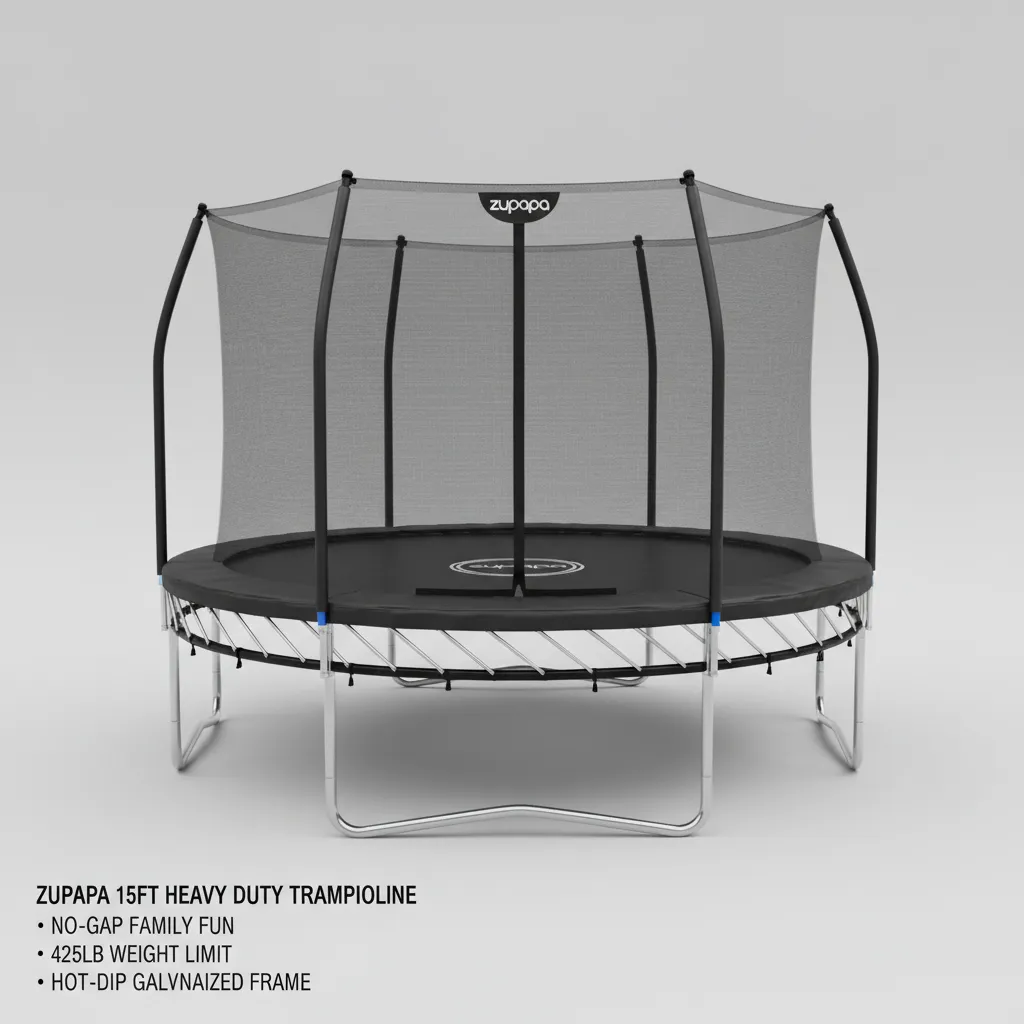 Zupapa 15ft Heavy Duty Trampoline
