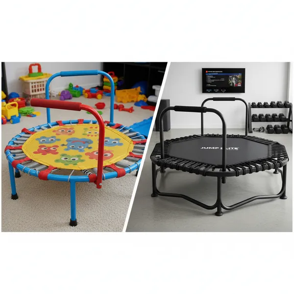 img of The Rebounder vs. The Kid's Trampoline: What's the Difference?