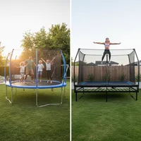 img of Rectangular vs. Round Trampolines: Which Shape is Best for Your Family?