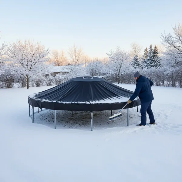 img of Winterizing Your Trampoline: A Step-by-Step Guide to Preventing Snow Damage